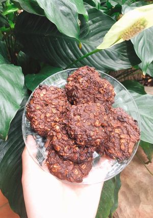 Hình của món Bánh chuối yến mạch sữa chua.