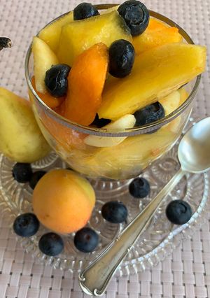 O poză a rețetei Salată de fructe.
