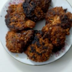 A picture of Chapli kebab.