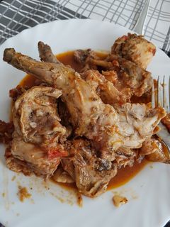 Una foto de Conejo picante