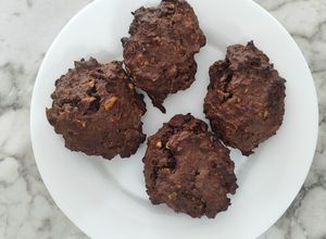 Una foto de Galletas de Chocolate y Plátano