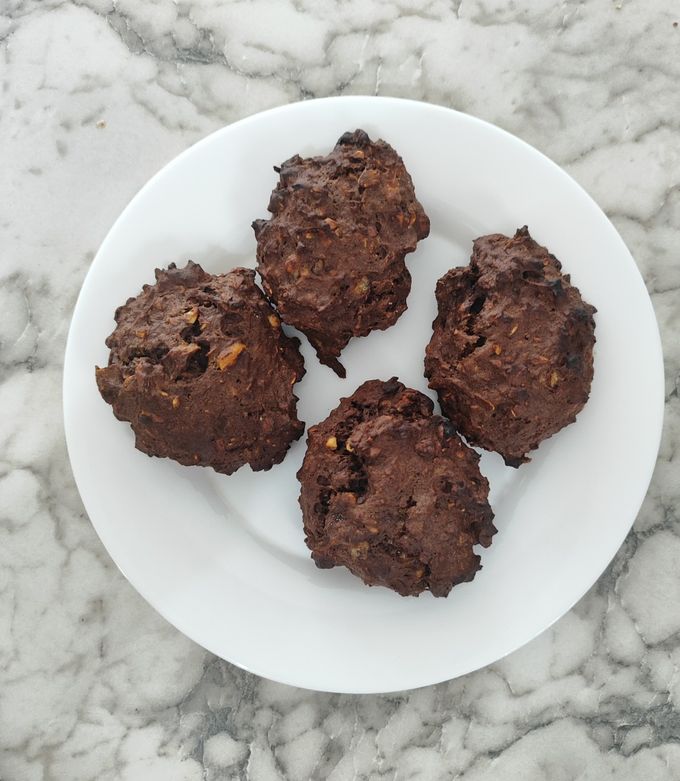 Una foto de Galletas de Chocolate y Plátano