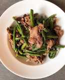 Đậu Đũa Xào Thịt Thăn Bò