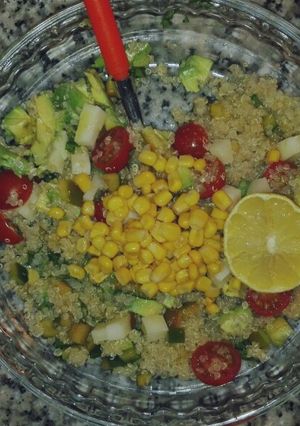 Una foto de Ensalada rápida de quinoa