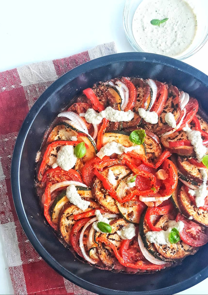 Una foto de 🌱RATATOUILLE CON PESTO🌱
