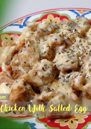 Foto resep Cheesy Chicken With Salted Egg
