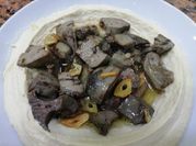 A picture of tahini chicken