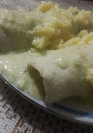 Una foto de Enchiladas suizas sin chile
