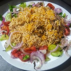 Lahori pulao A picture of Lahori pulao.