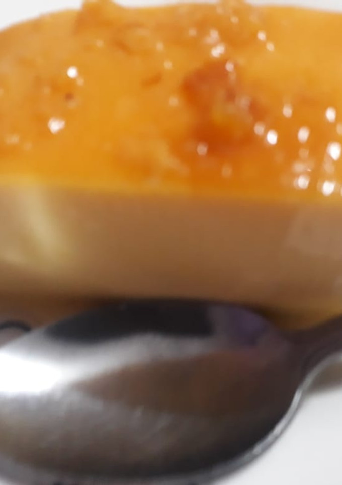 Una foto de Flan de caramelo