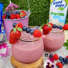 A picture of Berrylicious mixed berry Smoothie.