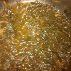 A picture of Moringa sauce.