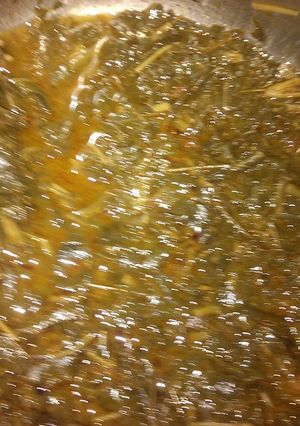 A picture of Moringa sauce.