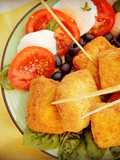 Fettine di mozzarelle in carrozza