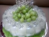 Puding lumut kelapa muda