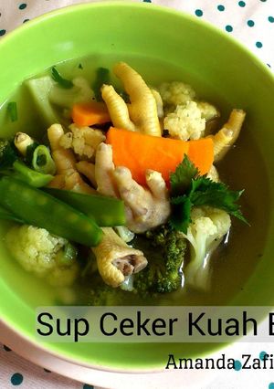 Foto resep Sup Ceker Ayam Kuah Bening