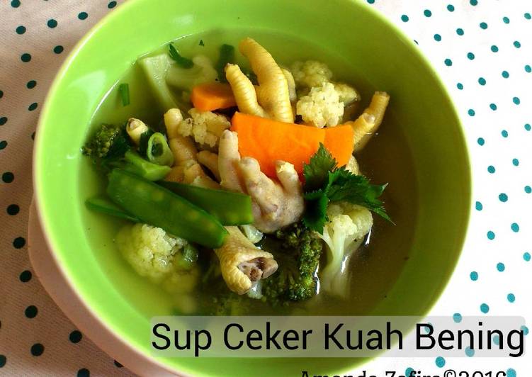 Resep Sup Ceker Ayam Kuah Bening Oleh Amanda Garden To