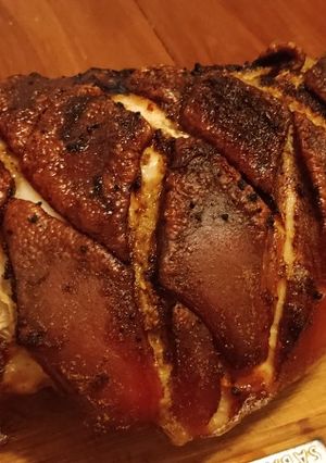 Una foto de Pierna de cerdo asada