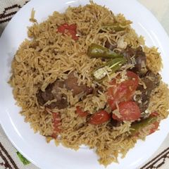 A picture of Mutton Masala Pulao.