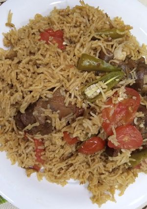 A picture of Mutton Masala Pulao.