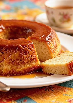 Una foto de BUDÍN DE PAN en MICROONDAS SÚPER FÁCIL, RAPIDÍSIMO y EXQUISITO!