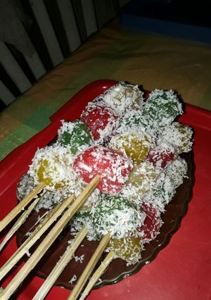 Foto resep Sate Ubi Warna Warni