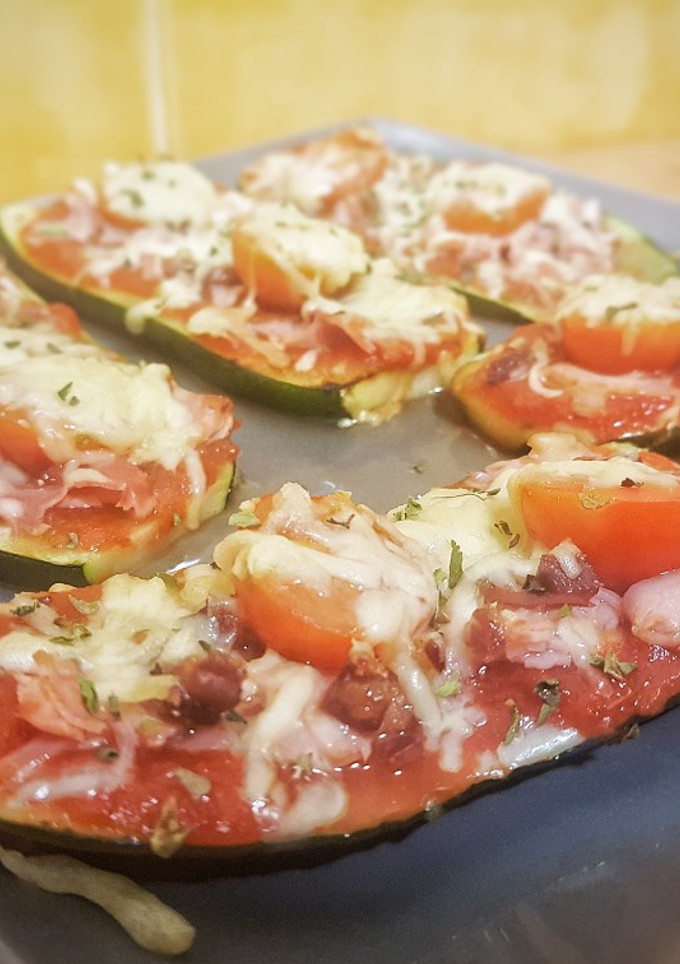Una foto de Calabacín-pizza