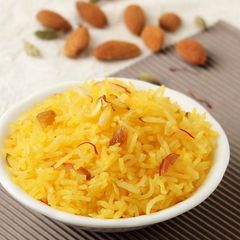 A picture of Sweet rice (kesari bhat).