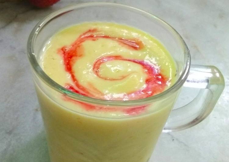 Recipe of Delicious Mango and litchi punch