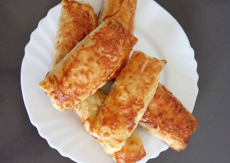 Mini napolitanas de jam贸n y queso 馃馃馃