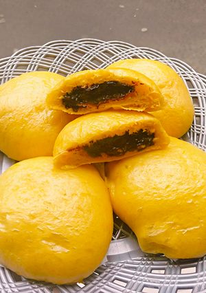 Foto resep Bakpao Labu Isi Selai Coklat