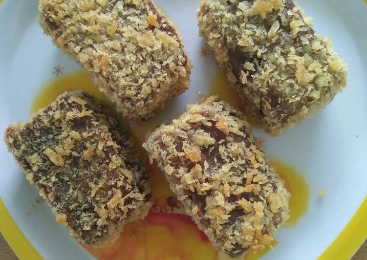 NUGGET PISANG RASA COKLAT ala Heni Wiandi