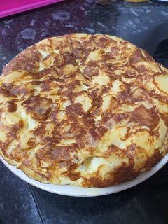 Una foto de Tortilla de patata sin cebolla