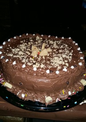 Una foto de Pastel de mazapán