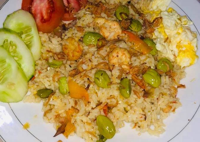 Resep Nasi goreng kencur pete udang 🍤, Enak Banget