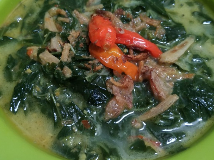 Resep Gulai daun singkong teri, Menggugah Selera