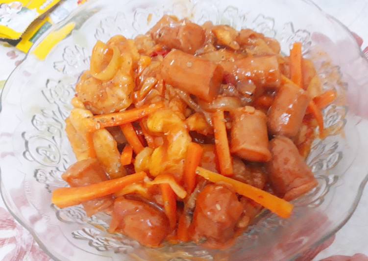 Langkah Mudah untuk Menyiapkan Udang Sosis Saos Asam Manis Pedas yang Bisa Manjain Lidah