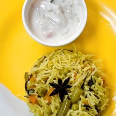 A picture of Mix Veggies Pulao.