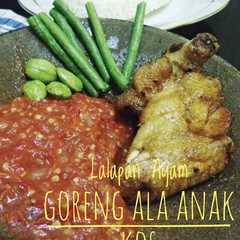Foto resep Lalapan Ayam Goreng ala anak kos
