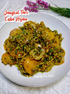 Foto resep Jengkol Teri Sambal Hijau