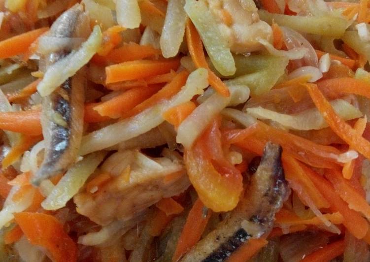 Resep Tumis Gambas Tempe Wortel Teri Pedas Anti Gagal