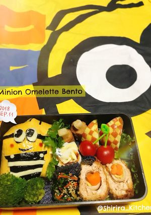 Foto resep Minion omelette bento #selasabisa