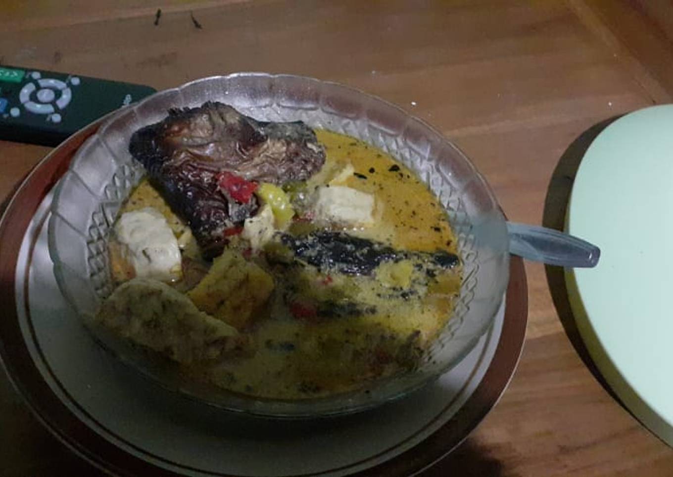 Lodeh panggang (pe / tgkol / ikan bakar lain boleh kok)