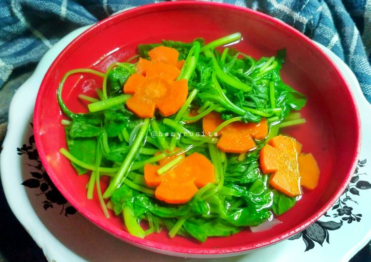 Bahan Membuat Sayur Bening Bayam Wortel Lezat