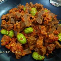 A picture of Ati Sapi Bumbu Pedas.