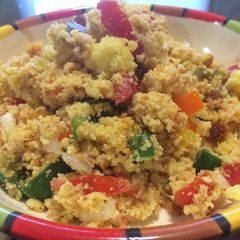 A picture of Confetti Cornbread Salad.