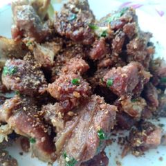 A picture of Fry meat very tasty.