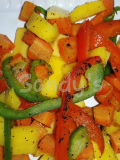 A picture of My Mango Carrot Salad.