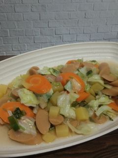 Foto resep Capcay Sosis