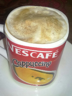 صورة لوصفة قهوة كابوتشينو باسهل طريقة ☕☕